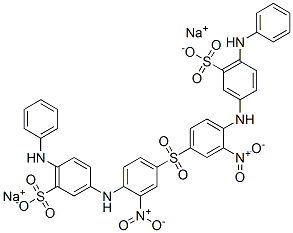 CAS#: 6373-79-1, Disodium 3,3'-[Sulphonylbis[(2-Nitro-P-Phenylene)Imino]]Bis[6-Anilinobenzenesulphonate]