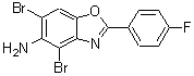 CAS 登录号：637302-88-6， 4,6-二溴-2-(4-氟苯基)-1,3-苯并恶唑-5-胺