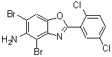 CAS#: 637303-14-1, 4,6-Dibromo-2-(2,5-dichlorophenyl)-1,3-benzoxazol-5-amine