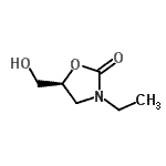 CAS 登录号：637343-47-6， (5S)-3-乙基-5-(羟基甲基)-1,3-恶唑烷-2-酮