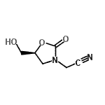 CAS#: 637343-77-2, [(5S)-5-(Hydroxymethyl)-2-oxo-1,3-oxazolidin-3-yl]acetonitrile