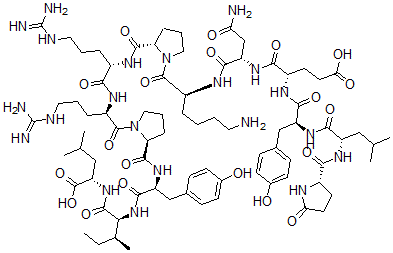 CAS 登录号：63770-62-7， 精氨酰(9)-神经降压素