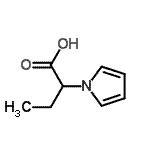 CAS 登录号：63794-75-2， 2-(1H-吡咯-1-基)丁酸