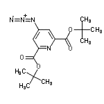 CAS 登录号：638128-20-8， 二(2-甲基-2-丙基)4-叠氮基-2,6-吡啶二羧酸酯