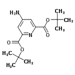 CAS 登录号：638128-21-9， 二(2-甲基-2-丙基)4-氨基-2,6-吡啶二羧酸酯