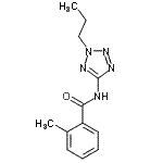 CAS#: 638145-76-3, 2-Methyl-N-(2-propyl-2H-tetrazol-5-yl)benzamide
