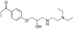 CAS#: 63815-45-2, 4'-[2-Hydroxy-3-[[2-(Diethylamino)Ethyl]Amino]Propoxy]Propiophenone