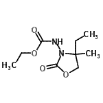 CAS#: 638188-37-1, Ethyl (4-ethyl-4-methyl-2-oxo-1,3-oxazolidin-3-yl)carbamate