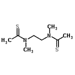 CAS#: 63820-29-1, N,N'-1,2-Ethanediylbis(N-Methylethanethioamide)