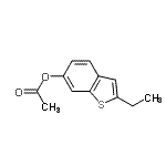 CAS#: 638219-85-9, 2-Ethyl-1-benzothiophen-6-yl acetate