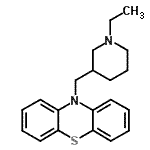 CAS#: 63834-09-3, 10-[(1-Ethyl-3-Piperidinyl)Methyl]-10H-Phenothiazine