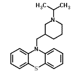 CAS#: 63834-10-6, 10-[(1-Isopropyl-3-Piperidinyl)Methyl]-10H-Phenothiazine