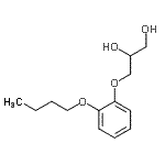 CAS 登录号：63834-61-7， 3-(2-丁氧基苯氧基)-1,2-丙烷二醇