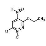 CAS 登录号：63834-72-0， 6-氯-3-乙氧基-4-硝基哒嗪e1-氧化物