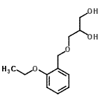 CAS 登录号：63834-81-1， 3-[(2-乙氧基苄基)氧基]-1,2-丙烷二醇