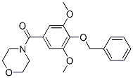 CAS 登录号：63868-52-0， 4-(4-苄氧基-3,5-二甲氧基苯甲酰基)吗啉