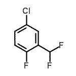 CAS 登录号：63878-72-8， 4-氯-2-(二氟甲基)-1-氟苯