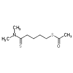 CAS 登录号：63881-65-2， S-[5-(二甲基氨基)-5-硫代戊基]硫代乙酸酯