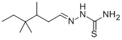 CAS 登录号：63884-77-5， beta,gamma,gamma-三甲基己醛缩氨基硫脲
