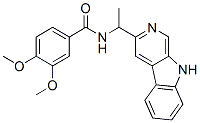 CAS#: 63885-53-0, N-(1-Methyl-9H-Pyrido[3,4-b]Indol-3-Ylmethyl)-3,4-Dimethoxybenzamide