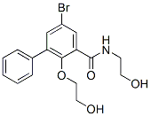 CAS#: 63887-01-4, 5-Bromo-2-(2-Hydroxyethoxy)-N-(2-Hydroxyethyl)-3-Phenylbenzamide