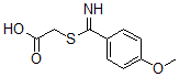CAS#: 63906-34-3, 2-[(alpha-Imino-4-Methoxybenzyl)Thio]Acetic Acid