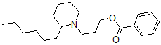 CAS#: 63916-84-7, 3-(2-Hexylpiperidino)Propyl Benzoate