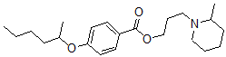 CAS#: 63918-96-7, 3-(2-Methylpiperidino)Propyl 4-(1-Methylpentyl)Oxybenzoate
