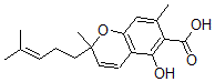 CAS#: 63953-75-3, 5-Hydroxy-2,7-dimethyl-2-(4-methylpent-3-enyl)chromene-6-carboxylic acid
