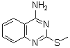 structure of CAS# 63963-40-6, 2-(Methylthio)-4-Quinazolinamine;2-(Methylthio)-4-Quinazolinamine;[2-(Methylthio)Quinazolin-4-Yl]Amine;Sr-01000635881-1