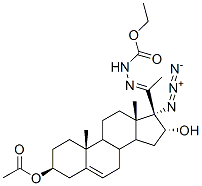 CAS#: 63973-99-9, Ethyl (3beta-Acetoxy-17-Azido-16alpha-Hydroxypregn-5-En-20-Ylidene)Carbazate
