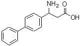 CAS#: 63974-15-2, 3-Amino-3-(4-biphenylyl)propanoic acid