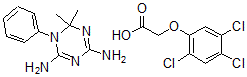 CAS#: 63979-37-3, 4,6-Diamino-1,2-dihydro-2,2-dimethyl-1-phenyl-1,3,5-triazine 2,4,5-trichlorophenoxyacetate