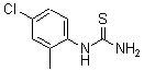 CAS 登录号：63980-71-2， N-(4-氯-2-甲基苯基)-硫脲