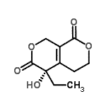 CAS#: 639858-13-2, (5S)-5-Ethyl-5-hydroxy-3,4,5,8-tetrahydro-1H,6H-pyrano[3,4-c]pyran-1,6-dione