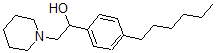 CAS#: 63991-19-5, 4-Hexyl-alpha-(Piperidinomethyl)Benzyl Alcohol