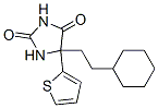 CAS 登录号：64011-58-1， 5-(2-环己基乙基)-5-(2-噻吩基)海因