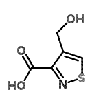 CAS#: 64024-49-3, 4-(Hydroxymethyl)-1,2-thiazole-3-carboxylic acid