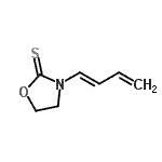 CAS#: 640287-80-5, 3-[(1E)-1,3-Butadien-1-yl]-1,3-oxazolidine-2-thione