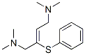 CAS 登录号:64037-49-6, 1,4-二(二甲基氨基)-2-苯硫基-2-丁烯
