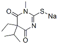 CAS#: 64038-17-1, 5-Ethyl-1-Methyl-5-(1-Methylethyl)-2-Sodiothio-4,6(1H,5H)-Pyrimidinedione