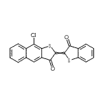 CAS#: 6406-15-1, 9-Chloro-2-(3-Oxo-1-Benzothiophen-2(3H)-Ylidene)Naphtho[2,3-b]Thiophen-3(2H)-One