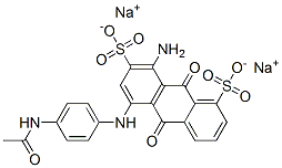CAS#: 6406-75-3, Disodium 5-(P-Acetamidoanilino)-8-Amino-9,10-Dihydro-9,10-Dioxoanthracene-1,7-Disulphonate