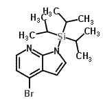 CAS#: 640735-24-6, 4-Bromo-1-(triisopropylsilyl)-1H-pyrrolo[2,3-b]pyridine