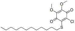 CAS 登录号：64102-02-9， 5-氯-2,3-二甲氧基-6-(十二烷基硫代)-1,4-苯醌
