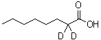 CAS 登录号：64118-36-1， (2,2-<sup>2</sup>H<sub>2</sub>)辛酸