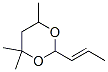 CAS#: 6413-74-7, 4,4,6-Trimethyl-2-(1-Propenyl)-1,3-Dioxane