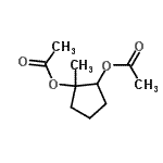 CAS#: 64137-25-3, 1-Methyl-1,2-cyclopentanediyl diacetate