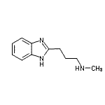 CAS#: 64137-52-6, 3-(1H-Benzimidazol-2-yl)-N-methyl-1-propanamine