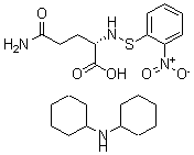 CAS#: 64143-47-1, (2S)-4-Carbamoyl-2-[(2-Nitrophenyl)Sulfanylamino]Butanoic Acid N-Cyclohexylcyclohexanamine